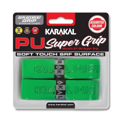 Image of Karakal PU Super Replacement Grip 2 grips, Colors Green