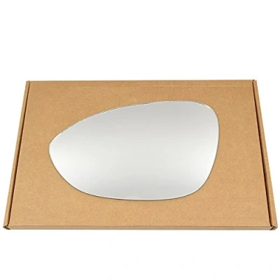 Image of Less4spares Wing Mirror Glass Left Compatible with BMW Z4 2009 2017 STICK ON Passenger Near Side Convex