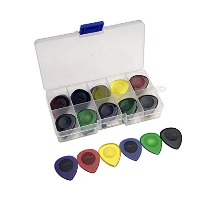 Image of 30pcs Alice Durable Clear Large Size Bass Rock Heavy Metal Guitar Picks Plectrum 1.0/2.0/3.0 mm With Pick Case Storage Box