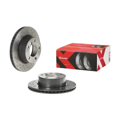 Image of 34116764629, 34116854996 Brake disc BREMBO 09.9750.1X 284mm 22mm 5 perforated/vented Coated High carbon BMW: 1 Hatchback, Hatchback