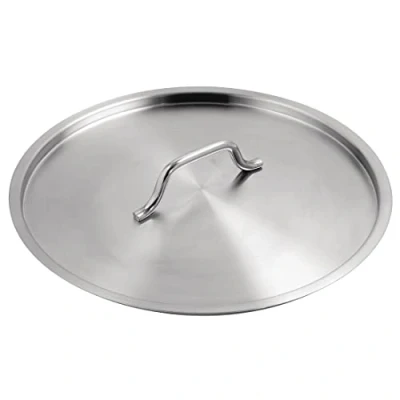 Image of Vogue Stainless Steel Saucepan Lid 360 mm, Stock Pot Lid, Compatible with: T555, T187, T088 T147