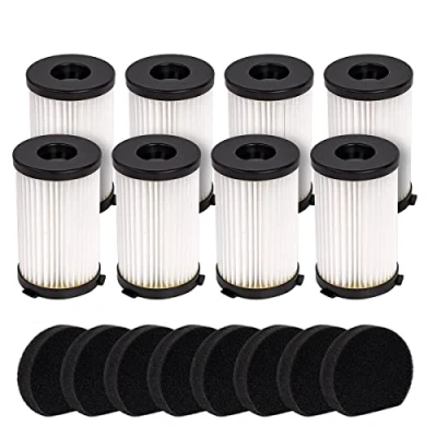 Image of FFyan Pack of 8 HEPA Filter for MooSoo D600 D601 Vacuum Cleaner, Compatible with Handyforce 2761 2759 and Handy Force RBT
