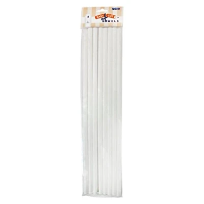 Image of PME DR216 Easy Cut Dowels 40 cm (16 Inch), Pack of 8, White
