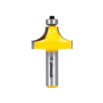 Image of Yonico 13966 9/16 Inch Radius Round Over Edge Forming Router Bit 1/2 Shank