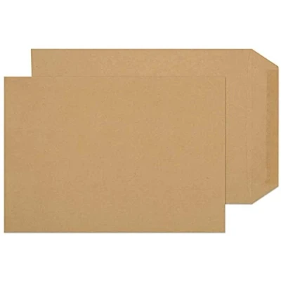 Image of indigo® A5 C5 Brown Manilla Envelopes Self Seal for Posting mailing Home Office and Ecommerce eco Friendly (5)