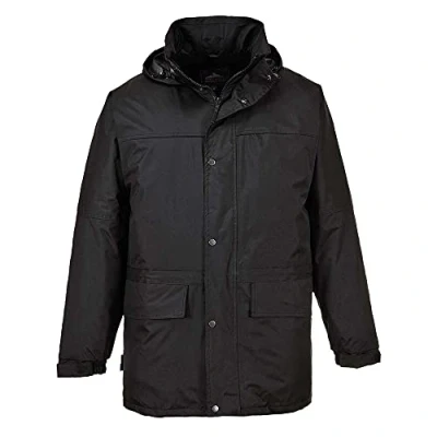 Image of Portwest Oban Fleece Lined Jacket Black Large