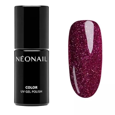 Image of NEONAIL UV Nail Polish 7.2 ml Red Dancing Mexico Colours Varnish Glitter Gel Nails Design Shellac