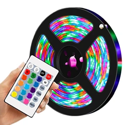 Image of Fulenyi Led Strip Lights,RGB with Remote Control RGB Color Changing Lights for Bedroom, Room