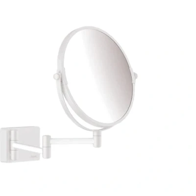 Image of hansgrohe AddStoris Shaving mirror, matt white, 41791700
