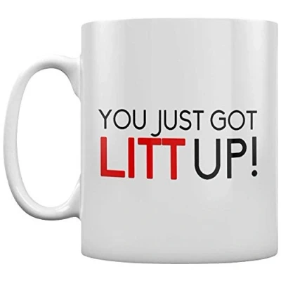 Image of YOU JUST GOT LITT UP 10oz White Funny Mug.