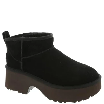 Image of UGG Classic Ultra MINI NEW Heights Ankle boots, Women&#039;s, Size: 4, Black Suede