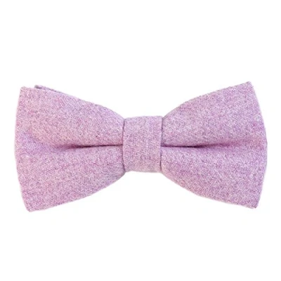 Image of DonDon Men’s cotton bow tie 4.72 x 2.36 12 6 cm already tied and completely adjustable lilac