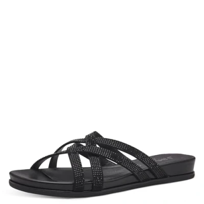 Image of Jana Women&#039;s 8 27161 42 Flat Sandal, Black, 5.5 UK