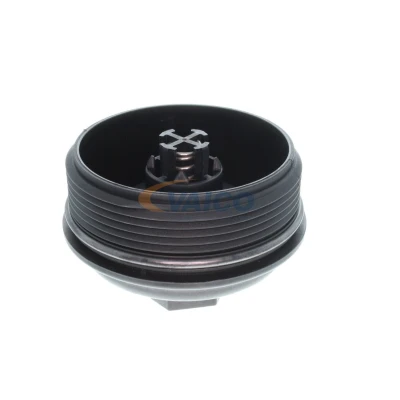 Image of 045115433B, 045115433E, 45115433B, 45115433E Cover, oil filter housing VAICO V10 4432 Original Quality AUDI: A4 B8 Saloon, B7 Saloon