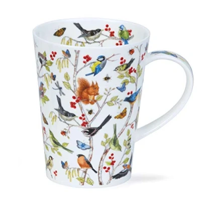 Image of Dunoon Fine Bone China Mug Shetland Shape Made in England (Secret Wood)