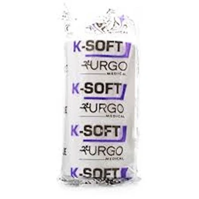 Image of Urgo K Soft Long Sub Compression Bandage, stretched, 10cm x 4.5m