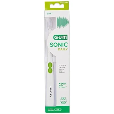Image of GUM Sonic Daily Soft Toothbrush 4100 White
