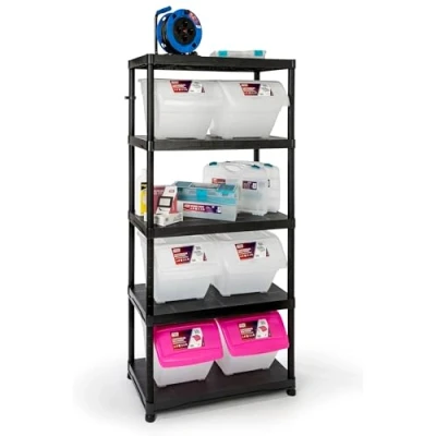 Image of Tayg Plastic Shelving Unit mod. 945, Black