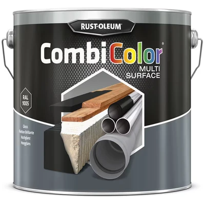Image of RUST OLEUM 7379MS.2.5 Combicolor Multi Surface, One Paint, Many Surfaces, Black RAL 9005