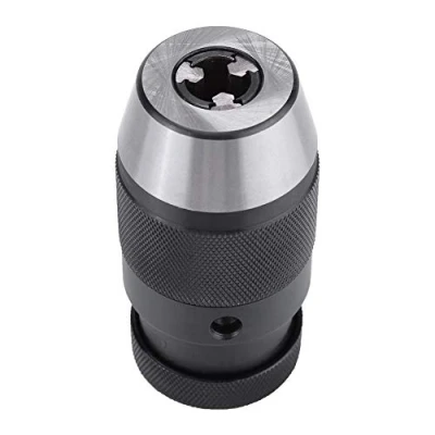Image of 1/2 Inch Keyless Chuck, B16 Self Tightening Power Drill Chuck Converter for Machines, Milling Machines and Lathes