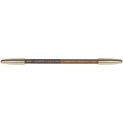 Image of Joan Collins Timeless Beauty, Contour Eyebrow Pencil Duo, Charcoal/Light Brown, 1.56 g