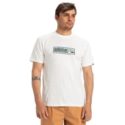 Image of Quiksilver EVO Endless Print Tshirt, Men&#039;s, Size: Medium, Wbk