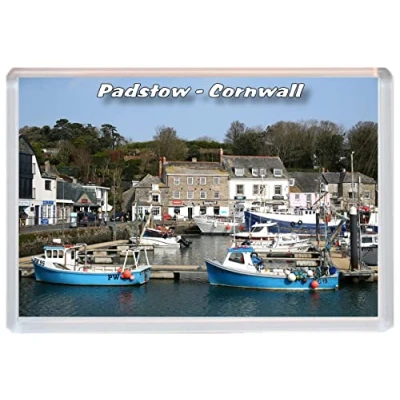 Image of Baked Bean Store Padstow Cornwall 96 x 67mm Jumbo Fridge Magnet/Magnets BBSFHM409