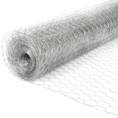 Image of 0.9m x 6m Galvanised Wire Netting Outdoor Hexagonal Chicken Animal Pet Enclosure Fencing Garden Plant Protection 25mm Mesh
