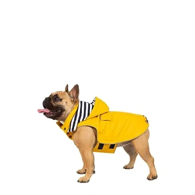 Image of Trespaws Waterproof Dog Coat Packaway Pocket with Harness Access Seadog