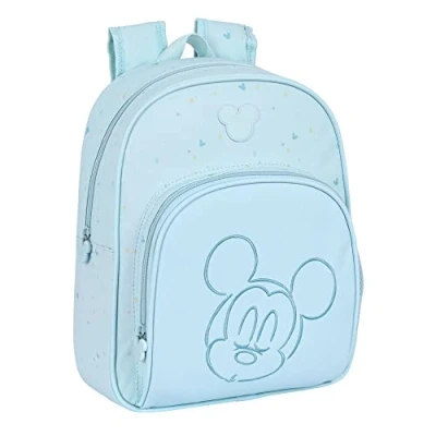 Image of SAFTA Unisex Kid&#039;s Article Children&#039;s Backpack Adapt.Trolley Mickey Mouse Baby, Multicoloured, M