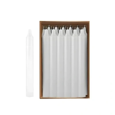 Image of Concept4u 25 x White Tapered Dinner Candles Upto 7 Hour Burn Time Long Lasting Pure Paraffin Wax Unscented &amp; Non Smoke Ideal for Candlelight Parties Home Decor