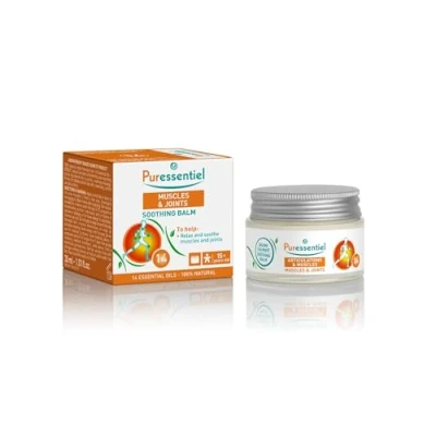 Image of Puressentiel Muscles &amp; Joints Soothing Balm 30ml, Providing Fast Relief Soothes Chronic Muscle Pain, Back Pain Relief, Neck Proven Efficacy 100% Natural Formula with Camphor Menthol