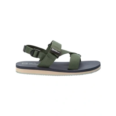 Image of Jack Wolfskin Men&#039;s Urban Discover Belt Sandal M, Thyme Green, 8.5 UK
