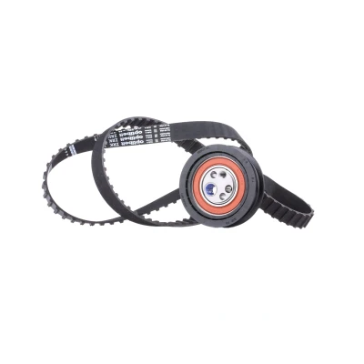 Image of 037109119C, 037109119CS2 Timing belt kit FEBI BILSTEIN 14622 124 with trapezoidal tooth profile incl. tensioner pulley AUDI: 80 B4 Saloon, Coupe B3