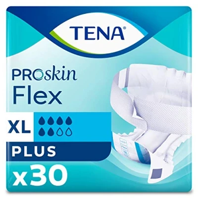 Image of Multipack 3X TENA Slip Plus X Large (2559ml) 30 Pack Incontinence Protection