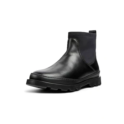 Image of Camper Brutus Ankle boots, Women&#039;s, Size: 3, Black Leather and textile
