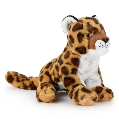 Image of Zappi Co Jasper the Jaguar Plush Toy Jag (22cm) Spotted Mate Soft, Cuddly, 100% Recycled Powerful Jungle Companion