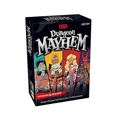 Image of Dungeons &amp; Dragons: Dungeon Mayhem Card Game, Multicolor, 2.49 x 9.91 12.7 cm