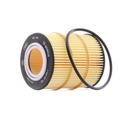 Image of 2HJ115351 Oil Filter BOSCH F 026 407 155 with seal Insert LAND ROVER: Range Rover Sport, Discovery 5, 4, JAGUAR: XF Saloon, Pace