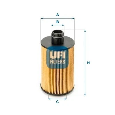 Image of 190643 Fuel Filter UFI 26.676.00 Insert PEUGEOT: Partner I Van, 306 Hatchback, 205 II CITROËN: Berlingo / First Van