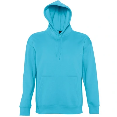 Image of SOLS Mens Slam Unisex Hooded Sweatshirt / Hoodie (Turquoise) Size X Small
