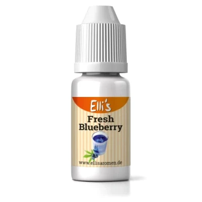 Image of Ellis Aromas Fresh Blueberry Food Flavour with Natural for Baking, Cooking &amp; Drinks Drops Calorie Free and Vegan 10 ml
