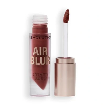Image of Revolution, Air Blur Matte Liquid Lipstick, Long Lasting Lip Colour, Face Makeup, Vegan &amp; Cruelty Free, Peachy Light Pink, 3.5ml