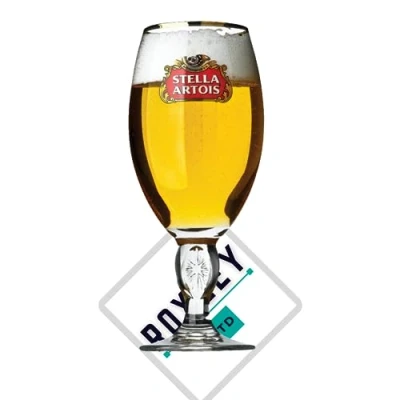 Image of Roxley Stella Nucleated Pint X1 Lager Beer Glass 57cl