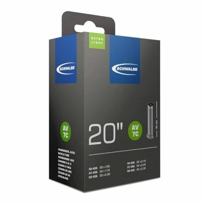 Image of Schwalbe AV7C EXTRA LIGHT Tubes 40/60 406