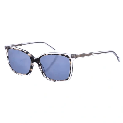 Image of Zen Z492 WoMens square shaped acetate sunglasses Dark Blue One Size