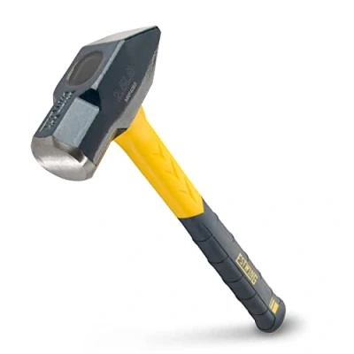 Image of ESTWING Sure Strike Blacksmith&#039;s Hammer 40 oz Metalworking Tool with Fiberglass Handle &amp; No Slip Cushion Grip MRF40BS