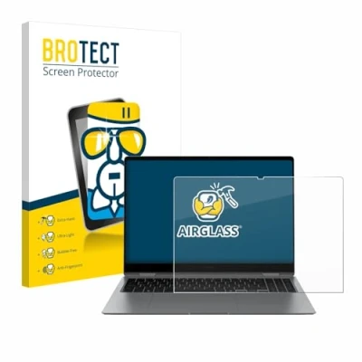 Image of brotect Glass Screen Protector Film compatible with Samsung Galaxy Book5 Pro 360 16&quot; Foil 9H Protection [Scratch Resistant, High Clarity]