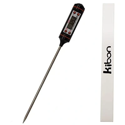 Image of Food Probe,Meat Thermometers,Food Thermometer,Cooking Thermometer,BBQ Thermometer Digital Multi Functional with Instant Read, Long Probe for BBQ Meat Fry Milk Yogurt