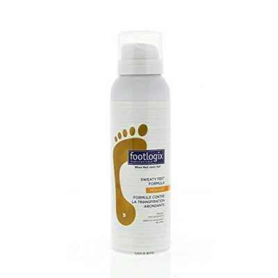 Image of footlogix Pediceuticals Sweaty Feet Formula foot perspiration care mousse 125ml